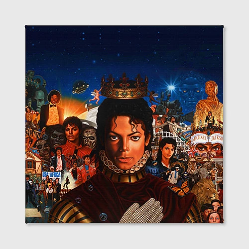 Картина квадратная Michael Jackson: Pop King / 3D-принт – фото 2