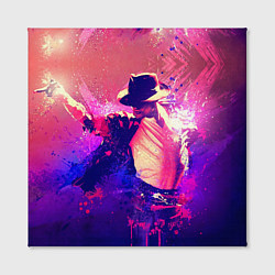 Холст квадратный Michael Jackson: Moon, цвет: 3D-принт — фото 2