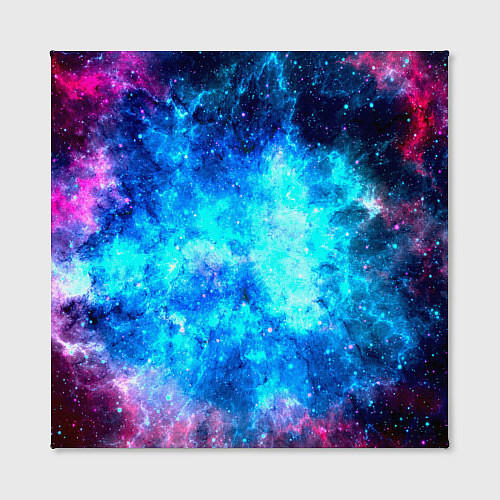 Картина квадратная Голубая вселенная / 3D-принт – фото 2