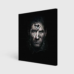 Холст квадратный Messi Black, цвет: 3D-принт