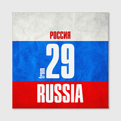 Холст квадратный Russia: from 29, цвет: 3D-принт — фото 2