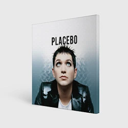 Холст квадратный Placebo: Brian Molko, цвет: 3D-принт