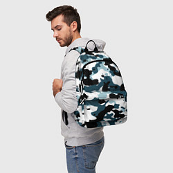 Рюкзак Камуфляж зимний: пятна, цвет: 3D-принт — фото 2