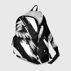 Рюкзак Чёрно-белый, цвет: 3D-принт