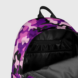Рюкзак Камуфляж: фиолетовый/розовый, цвет: 3D-принт — фото 2