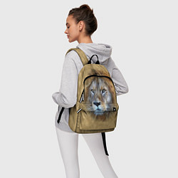 Рюкзак Песчаный лев, цвет: 3D-принт — фото 2