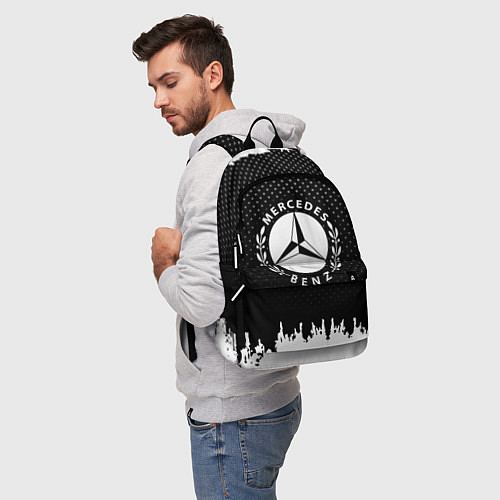 Рюкзак Mercedes-Benz: Black Side / 3D-принт – фото 5