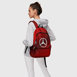 Рюкзак Mercedes: Red Carbon, цвет: 3D-принт — фото 2