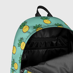 Рюкзак Веселые ананасы, цвет: 3D-принт — фото 2