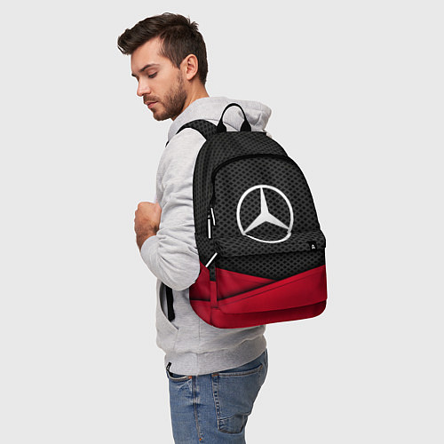 Рюкзак Mercedes Benz: Grey Carbon / 3D-принт – фото 5