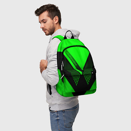 Рюкзак Alpinism: Acid Green / 3D-принт – фото 5