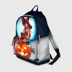 Рюкзак Ведьма на тыкве, цвет: 3D-принт