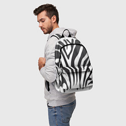 Рюкзак Африканская зебра, цвет: 3D-принт — фото 2
