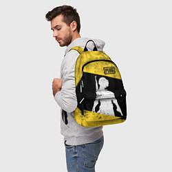 Рюкзак PUBG: Yellow Grunge, цвет: 3D-принт — фото 2
