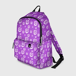 Рюкзак Twitch: Violet Pattern, цвет: 3D-принт