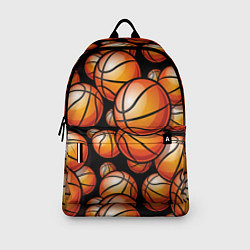 Рюкзак Баскетбольные яркие мячи, цвет: 3D-принт — фото 2