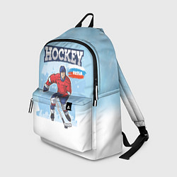 Рюкзак Хоккей Russia, цвет: 3D-принт