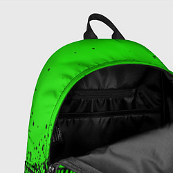 Рюкзак BILLIE EILISH: Green & Black Tape, цвет: 3D-принт — фото 2