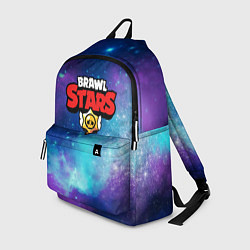 Рюкзак BRAWL STARS лого в космосе, цвет: 3D-принт