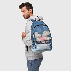 Рюкзак Влюбленные мышки, цвет: 3D-принт — фото 2