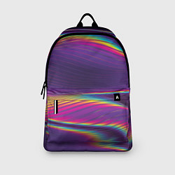 Рюкзак Разноцветные волнообразные, цвет: 3D-принт — фото 2