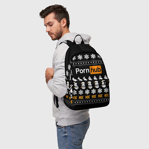 Рюкзак Новогодный порнхаб / 3D-принт – фото 5