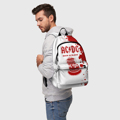 Рюкзак ACDC Back in Black / 3D-принт – фото 5