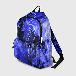 Рюкзак МОЛНИЯ BLUE, цвет: 3D-принт