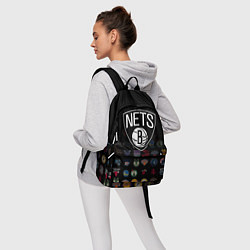Рюкзак Brooklyn Nets 1, цвет: 3D-принт — фото 2