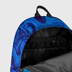 Рюкзак Абстракция синяя с голубым, цвет: 3D-принт — фото 2