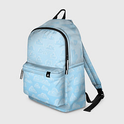 Рюкзак Очень светлые голубые облака, цвет: 3D-принт