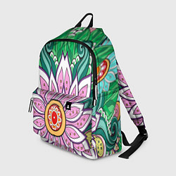 Рюкзак Цветок дудлинг линии лето, цвет: 3D-принт