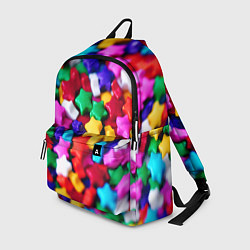 Рюкзак Разноцветные звездочки звезды, цвет: 3D-принт