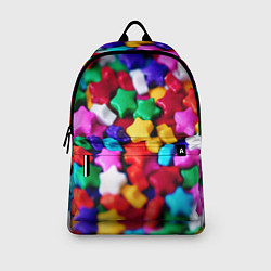 Рюкзак Разноцветные звездочки звезды, цвет: 3D-принт — фото 2