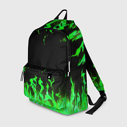 Рюкзак GREEN FIRE ОГОНЬ, цвет: 3D-принт