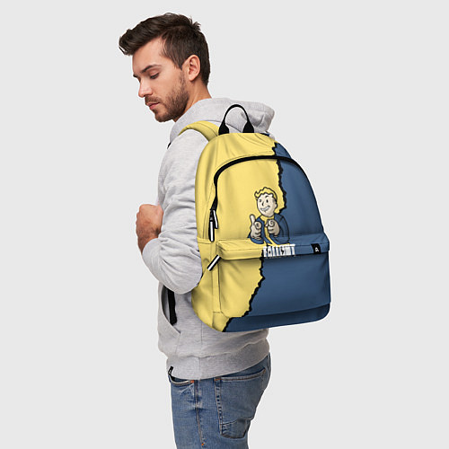 Рюкзак Fallout logo boy / 3D-принт – фото 5