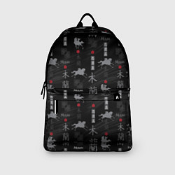 Рюкзак Mulan Black Pattern, цвет: 3D-принт — фото 2