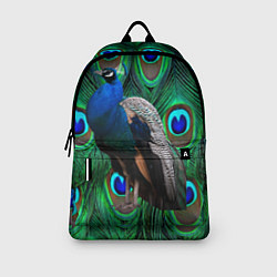 Рюкзак Павлин на фоне своих перьев, цвет: 3D-принт — фото 2