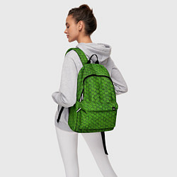 Рюкзак Зелёная чешуя, цвет: 3D-принт — фото 2