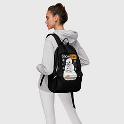 Рюкзак Снеговик, цвет: 3D-принт — фото 2