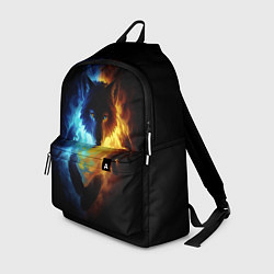 Рюкзак Волки в огне, цвет: 3D-принт