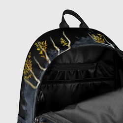 Рюкзак Графит и золото: дерево жизни, цвет: 3D-принт — фото 2