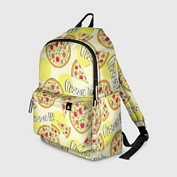 Рюкзак Узор - Пицца на желтом, цвет: 3D-принт