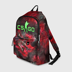Рюкзак CS GO Red heat, цвет: 3D-принт