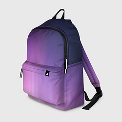 Рюкзак Северное сияние фиолетовый, цвет: 3D-принт