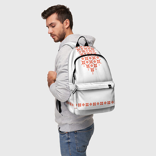 Рюкзак Белорусская вышиванка / 3D-принт – фото 5