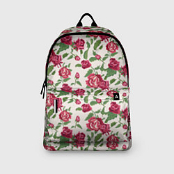 Рюкзак Узор из красных роз, цвет: 3D-принт — фото 2