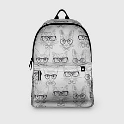 Рюкзак Кошки в очках, цвет: 3D-принт — фото 2