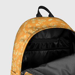 Рюкзак Оранжевая еда, цвет: 3D-принт — фото 2