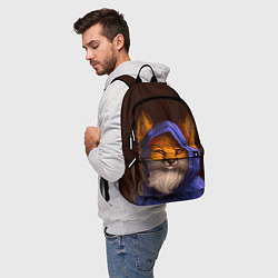 Рюкзак Лисенок в капюшоне, цвет: 3D-принт — фото 2
